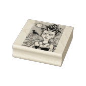 SCHÖNE KREEPIE FRANKENELLA MONSTER, GRAVEN, CAT GUMMISTEMPEL (Stempel)