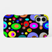 Schöne Kreise iPhone 16 Hülle (Rückseite (Horizontal))