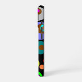 Schöne Kreise iPhone 16 Hülle (Linke Seite)