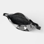 Schöne Kreise mit Schwarzweiß Bauchtasche (Offen)