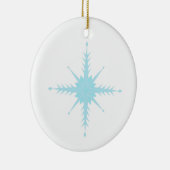 Schöne Kreisschmuck mit Schneeflocken Keramik Ornament (Rechts)