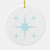 Schöne Kreisschmuck mit Schneeflocken Keramik Ornament (Hinten)