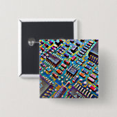 Schöne Kreuzung Button (Vorne & Hinten)