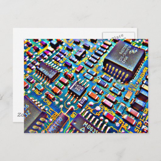 Schöne Kreuzung Postkarte (Vorne/Hinten)