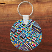 Schöne Kreuzung Schlüsselanhänger (Vorderseite)