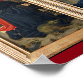 Schöne Krippe religiöse Weihnachten Jesus Poster (Ecke)