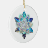 Schöne Kristallwein Keramikornament (Rechts)