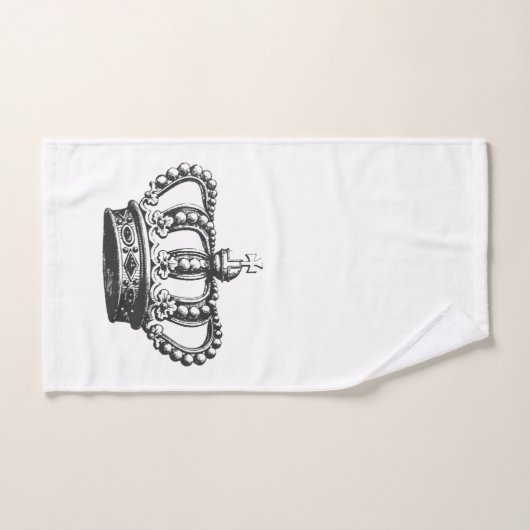 Schöne Krone Badhandtuch Set (Handtuch)