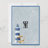 Schöne Küche, Leuchtturm, Ankerplatz, nach Maß Einladung (Vorderseite)