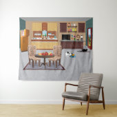 Schöne Küche Wandteppich (Beispiel (Horizontal))