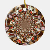 Schöne Kuchen und Desserts Keramik Ornament (Vorne)