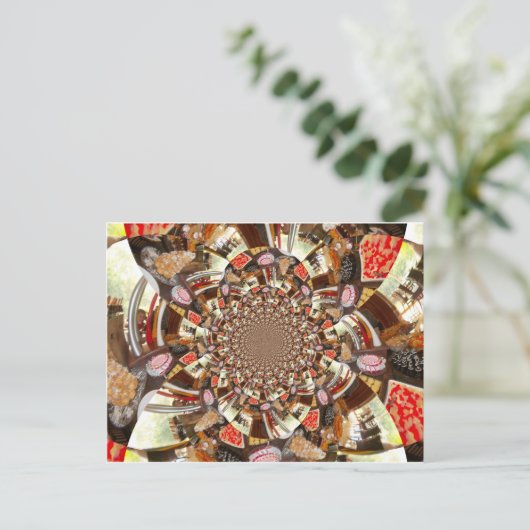 Schöne Kuchen und Desserts Postkarte (Stehend Vorderseite)