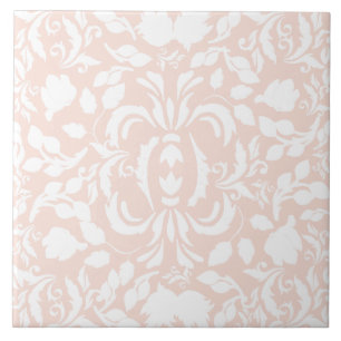 Schöne Küchendekoration William Morris pink weiß Fliese