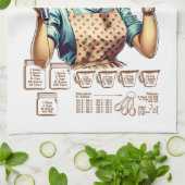 Schöne Küchenumstellungsmessungen Geschirrtuch (Gefaltet)