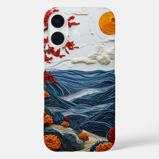Schöne Kunst aus Papier Case-Mate iPhone Hülle (Rückseite)