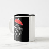Schöne Kunst Basic Herren T-Shirt Zweifarbige Tasse (Vorderseite Links)