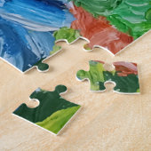 Schöne Kunst-Blume Puzzle (Seite)