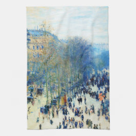 Schöne Kunst Boulevard-DES Capucines Claude Monet Küchentuch
