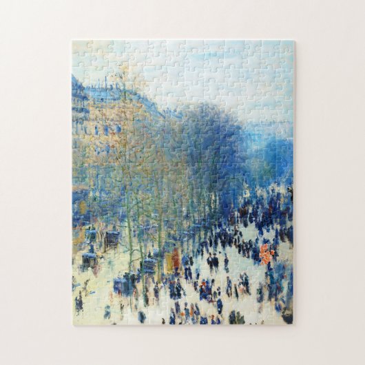Schöne Kunst Boulevard-DES Capucines Claude Monet Puzzle (Vertikal)