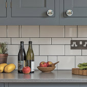 Schöne Kunst-Deco-Drachenblume Keramikknauf