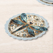 Schöne Kunst-Deco-Drachenblume Untersetzer (angewinkelt)