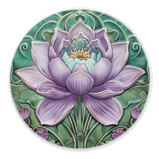 Schöne Kunst-Déco Pinacoteca Casa Rusca Keramikknauf (Vorderseite)