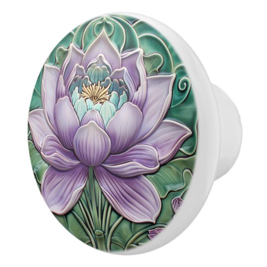 Schöne Kunst-Déco Pinacoteca Casa Rusca Keramikknauf (Rechts)