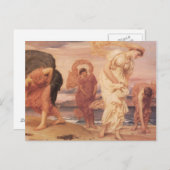 Schöne Kunst der Frauen durch den Ozean Postkarte (Vorne/Hinten)