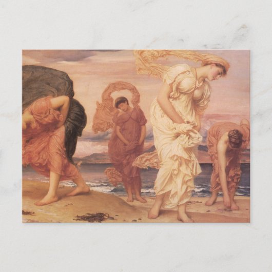 Schöne Kunst der Frauen durch den Ozean Postkarte (Vorderseite)