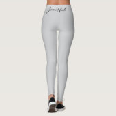 "Schöne" Kunst-Design-Leggings Leggings (Rückseite)