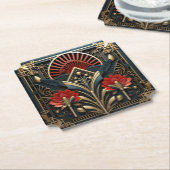 Schöne Kunst, Dichtung und Musik Untersetzer (angewinkelt)