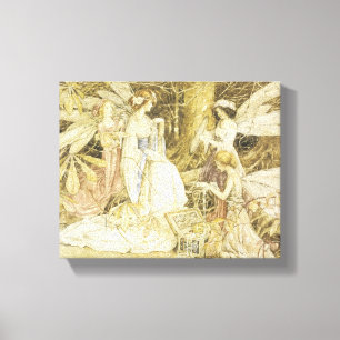 Schöne Kunst - die Fee-Juwelen Leinwanddruck