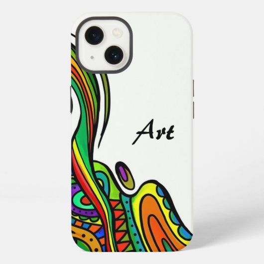 Schöne Kunst iPhone Hülle (Rückseite)