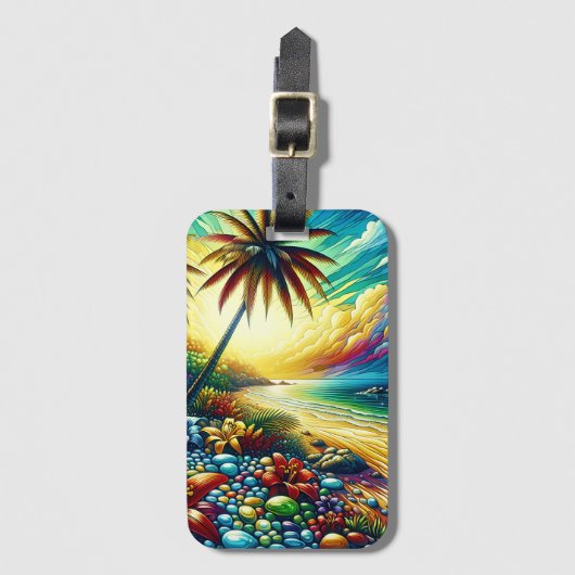 Schöne Kunst | Küstenküche Gepäckanhänger (Vorderseite Vertikal)