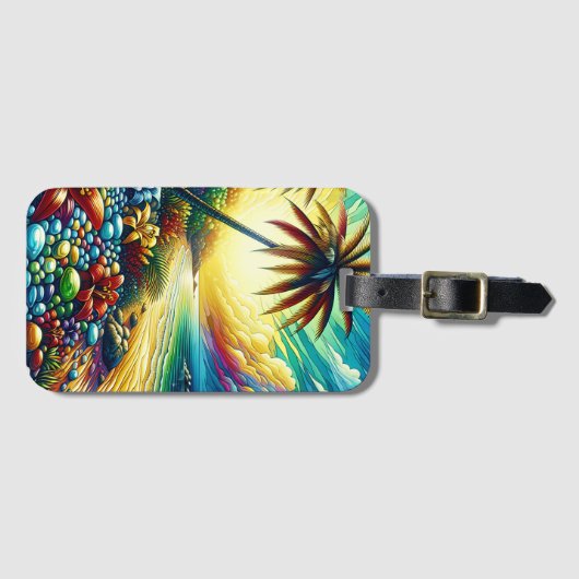 Schöne Kunst | Küstenküche Gepäckanhänger (Vorderseite (Horizontal))