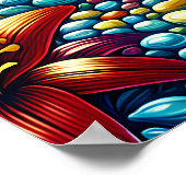 Schöne Kunst | Küstenküche Poster (Ecke)