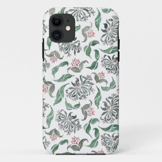 Schöne Kunst Nuveau gemusterter Telefon-Kasten Case-Mate iPhone Hülle (Rückseite)