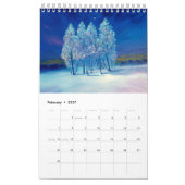 Schöne Kunst Originalgemälde Beste Jahreszeit Kalender (Feb 2027)