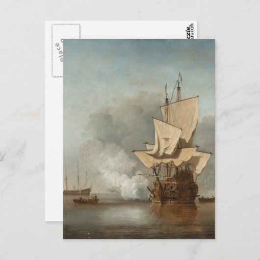 Schöne Kunst-Seebänder Postkarte (Vorne/Hinten)