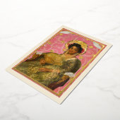 Schöne Kunst Valentinstag Folien Feiertagskarte (Gedreht)