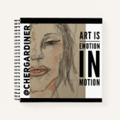 Schöne Kunst Zeitschrift Optionen Sie werden Schat Notizblock (Vorderseite)