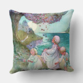 Schöne Kunst Zuckerpflaumen-Baum-Kinderanne Kissen (Rückseite)