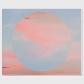 Schöne Kunstkollektion mit schönem Himmelsuntergan Geschenkpapier (Flach)