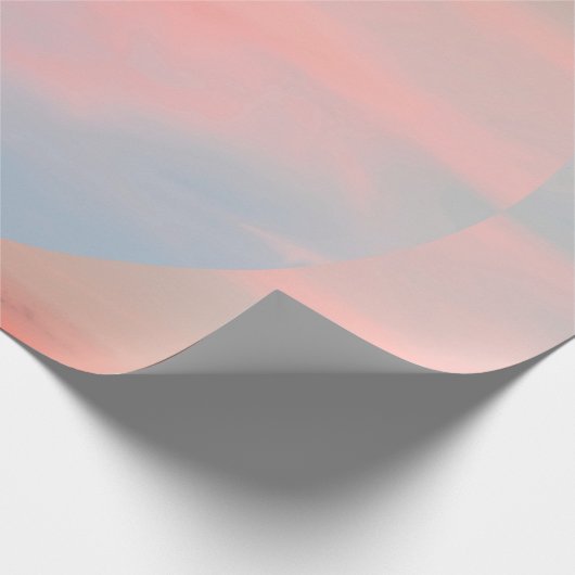 Schöne Kunstkollektion mit schönem Himmelsuntergan Geschenkpapier (Ecke)