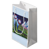 Schöne Kunstlandschaft Kleine Geschenktüte (Vorderseite Schrägansicht)
