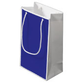 Schöne Kunstlandschaft Kleine Geschenktüte (Rückseite Schrägansicht)