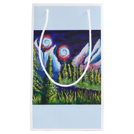 Schöne Kunstlandschaft Kleine Geschenktüte (Vorderseite)