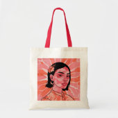 Schöne Künstlerin Tragetasche (Vorne)