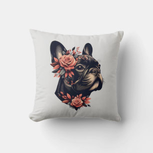 Schöne künstlerische Frenchie Kissen