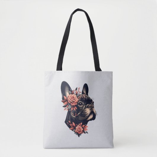 Schöne künstlerische Frenchie Tasche (Vorderseite)